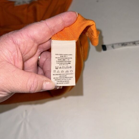 We The Free Orange Tank Top, Size XS - Picture 6 of 6